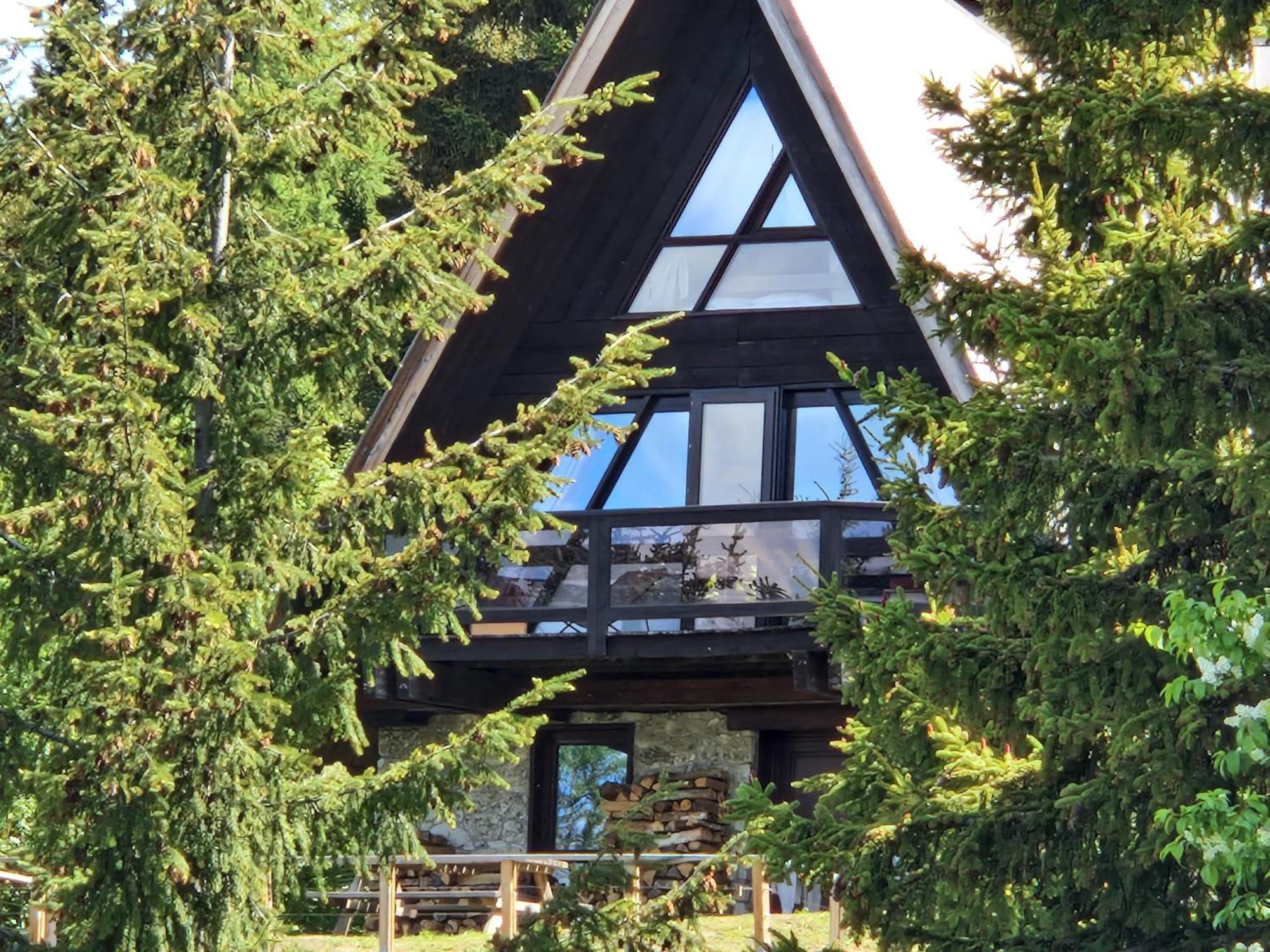Le Chalet Pointu De Capucine 圣莫里斯堡 外观 照片
